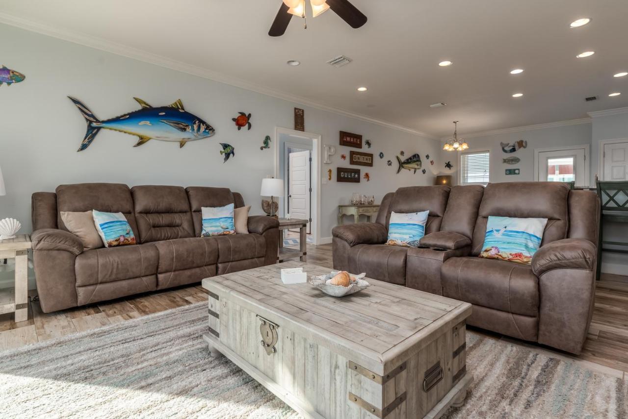 Awake On The Gulf - Gulf Front! Gaze Up At The Stars From Your Large Deck While Listening To The Waves Crash, Home Dauphin Island Esterno foto