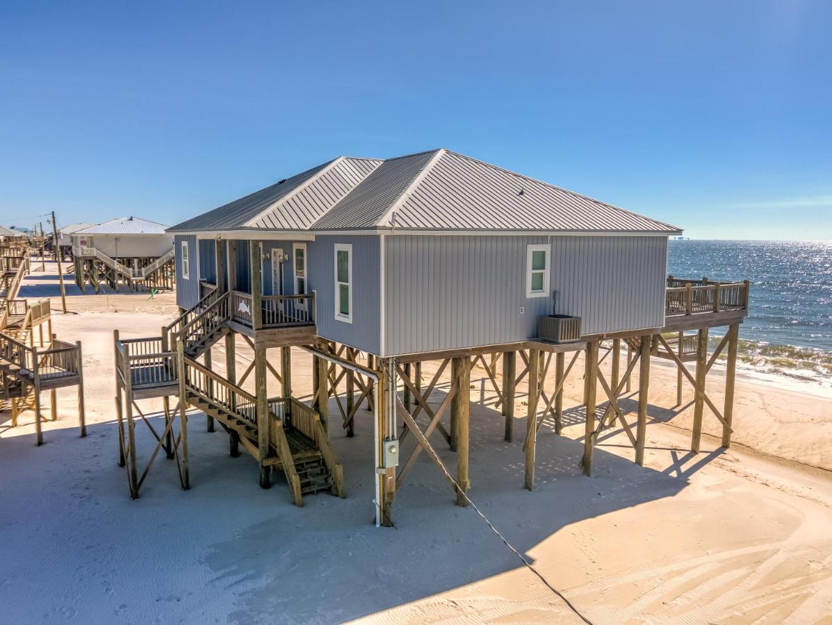 Awake On The Gulf - Gulf Front! Gaze Up At The Stars From Your Large Deck While Listening To The Waves Crash, Home Dauphin Island Esterno foto