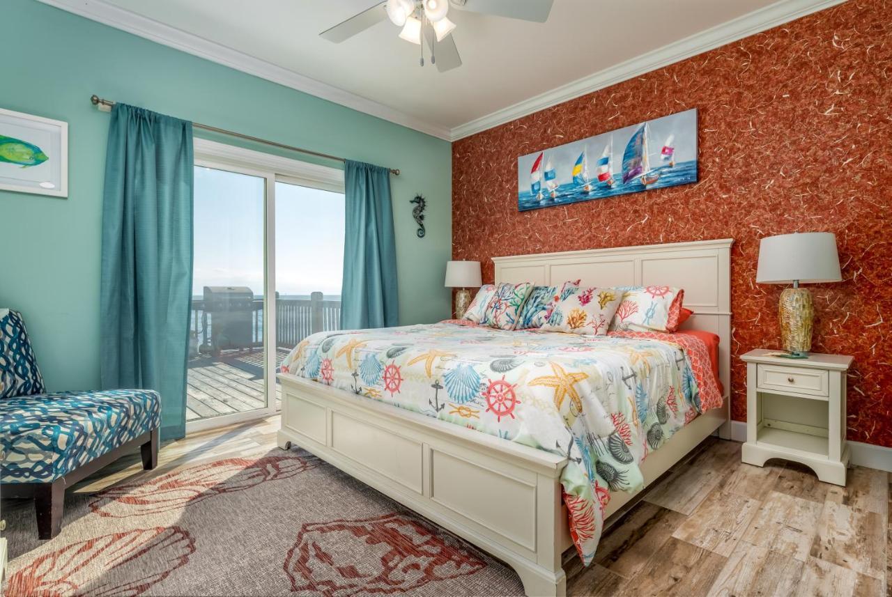 Awake On The Gulf - Gulf Front! Gaze Up At The Stars From Your Large Deck While Listening To The Waves Crash, Home Dauphin Island Esterno foto